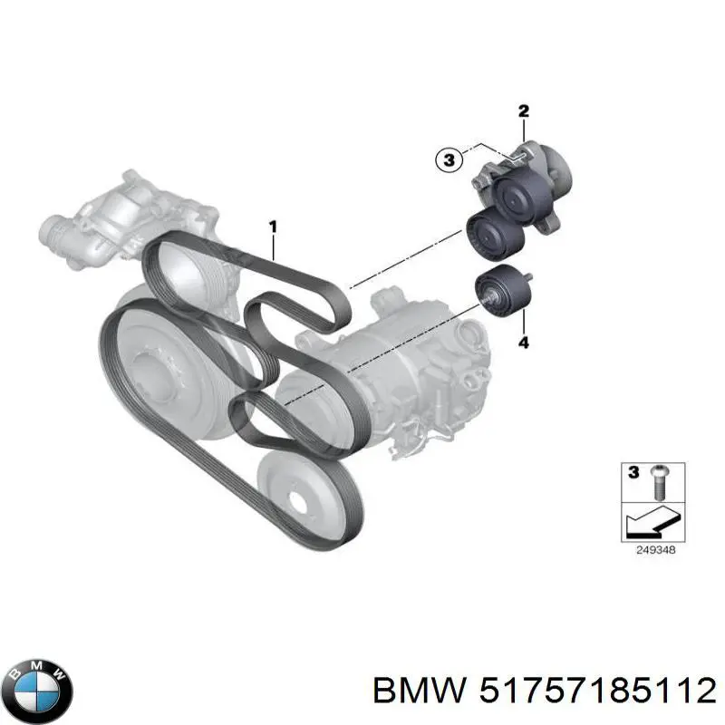Comprar 51757185112 BMW Protección motor / empotramiento