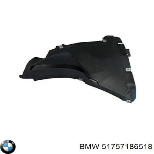 Comprar 51757186518 BMW Protector derecho del parachoques delantero