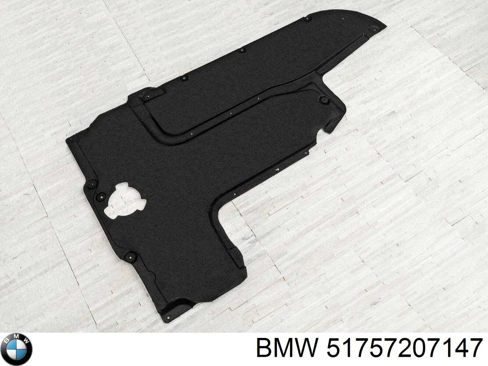 Protección de bajos, parte central BMW 51757207147 precio, desde 56,83 EUR