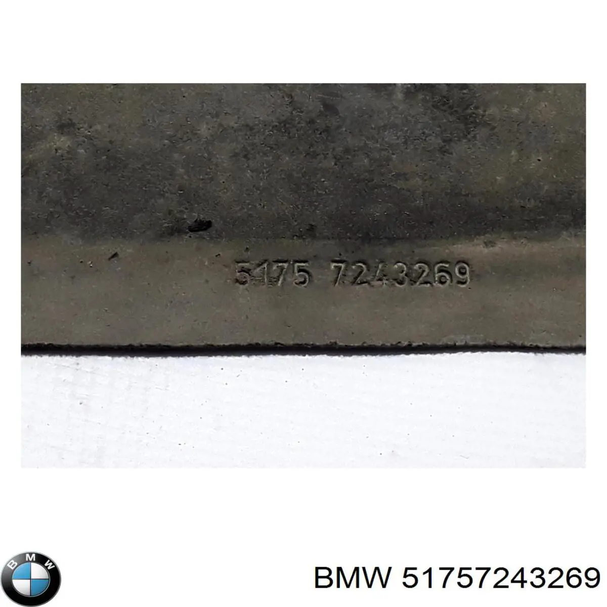 51757243269 BMW Protección de bajos, parte central