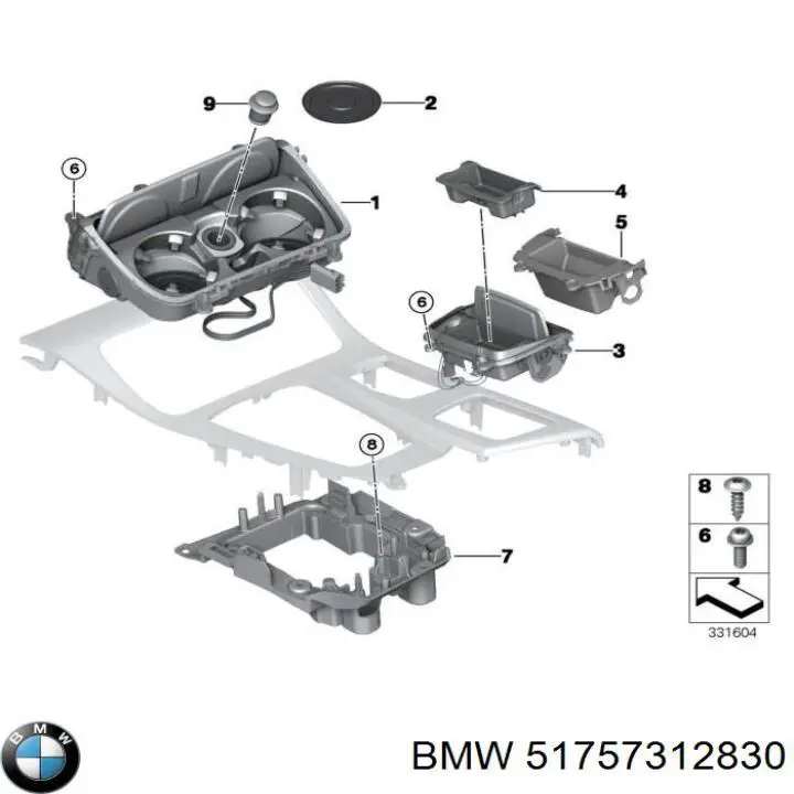 Protector derecho del parachoques delantero BMW 51757312830 precio, desde 23,44 EUR
