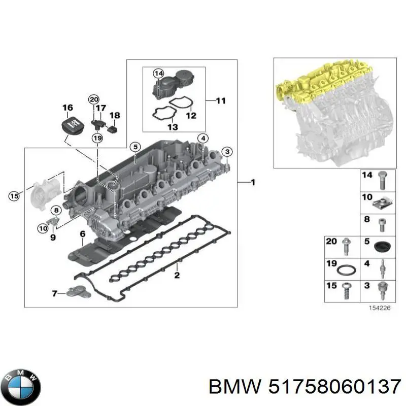  BMW 51758060137 precio, desde 263,57 EUR