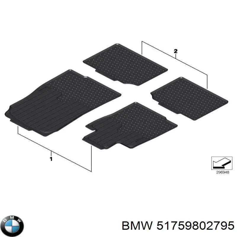  BMW 51759802795 precio, desde 25,81 EUR