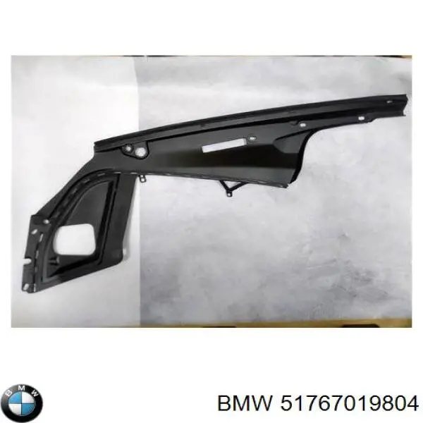Protector contra salpicaduras del paso de rueda delantero BMW 51767019804 precio, desde 60,96 EUR