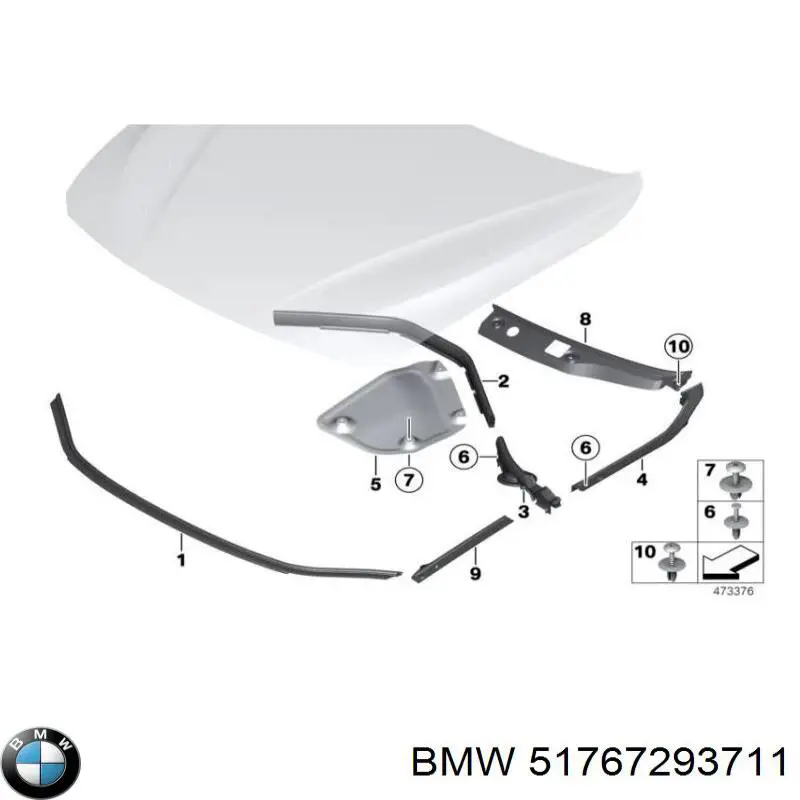 51767293711 BMW sello del capo