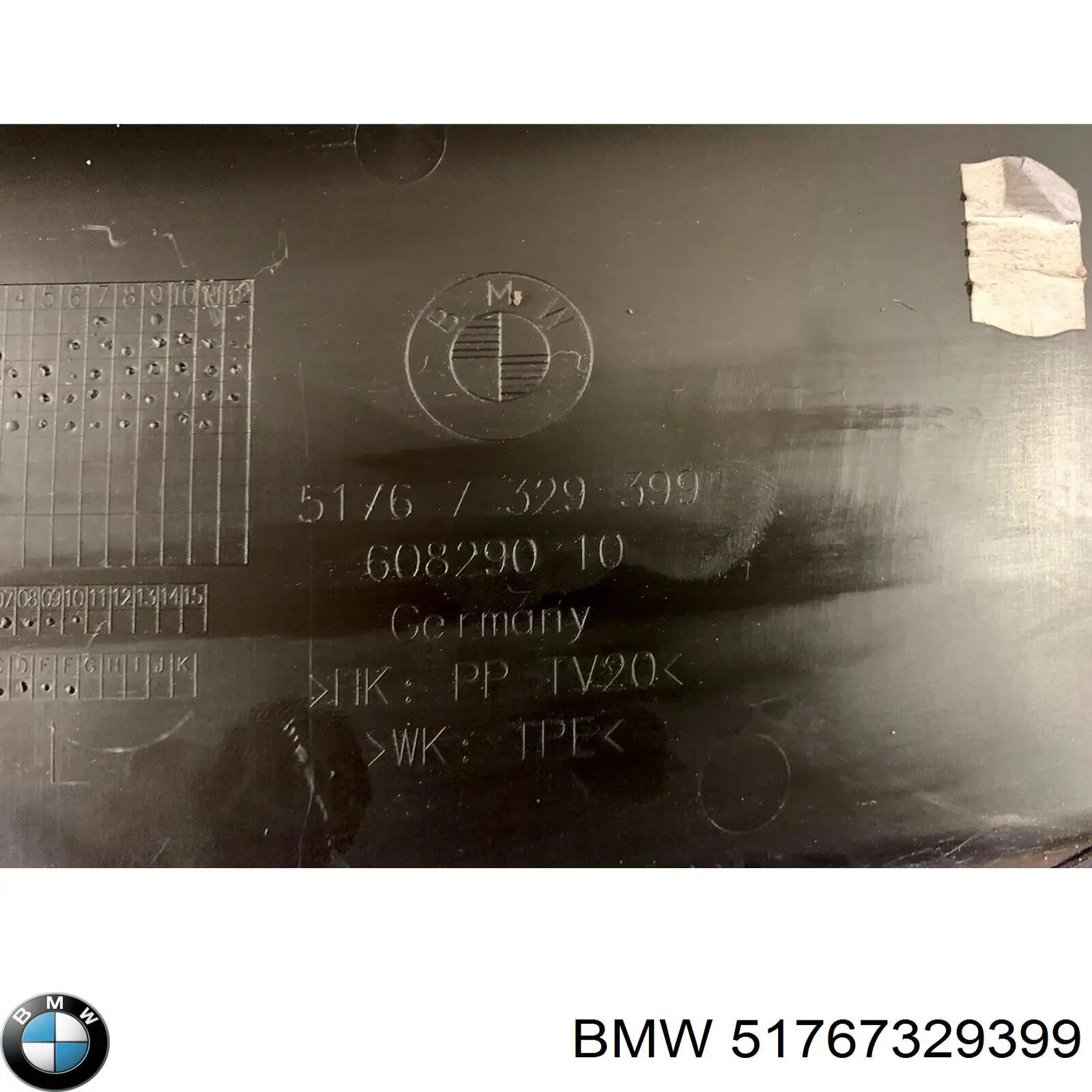 Sellado de guardabarros BMW 51767329399 precio, desde 41,39 EUR