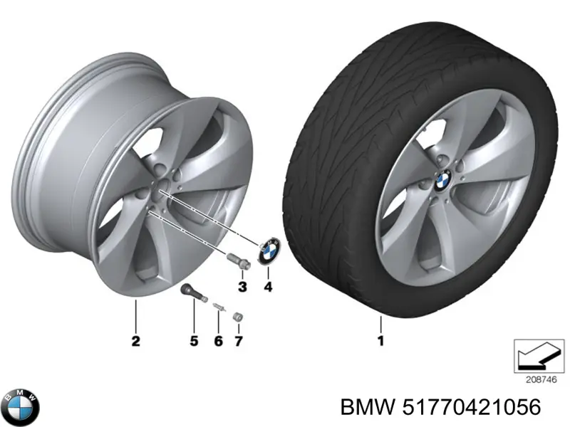 Comprar 51770421056 BMW Juego de molduras ensanchadoras de guardabarros