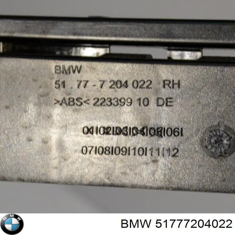 Soporte de moldura exterior del estribo derecho BMW 51777204022 precio, desde 80,03 EUR