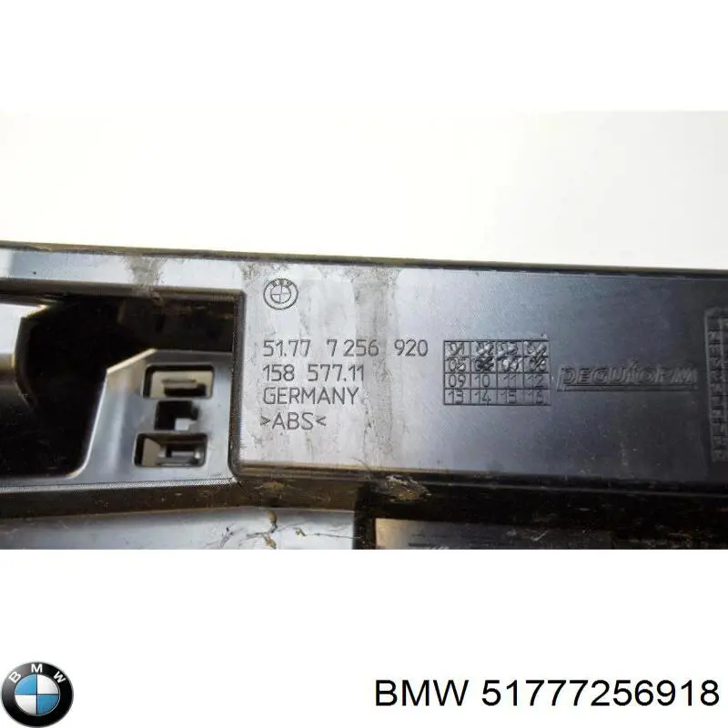 Soporte de moldura exterior del estribo derecho 51777256918 BMW