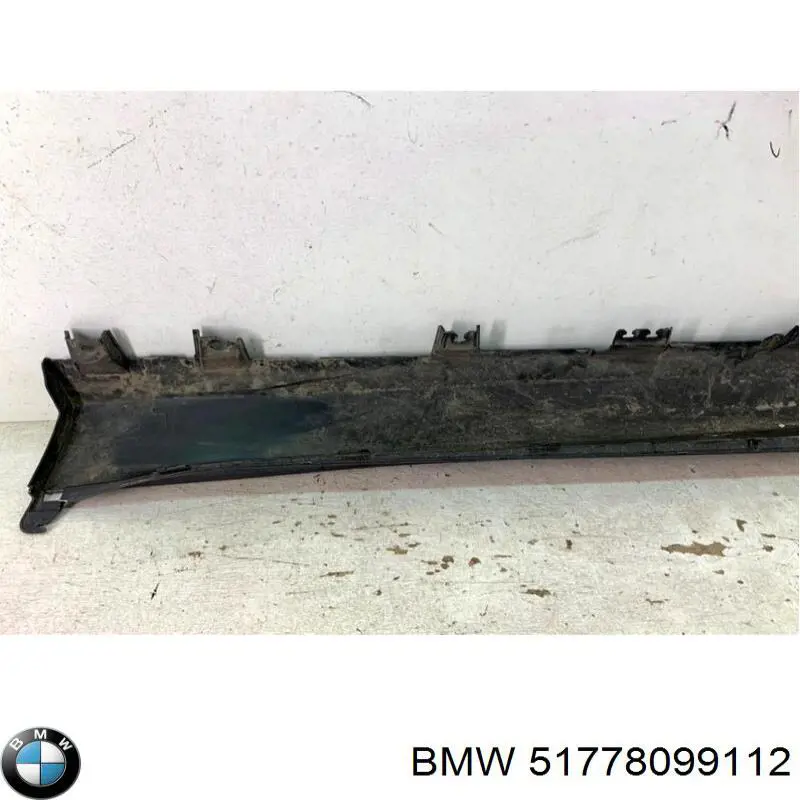 Moldura exterior derecha del umbral 51778099112 BMW