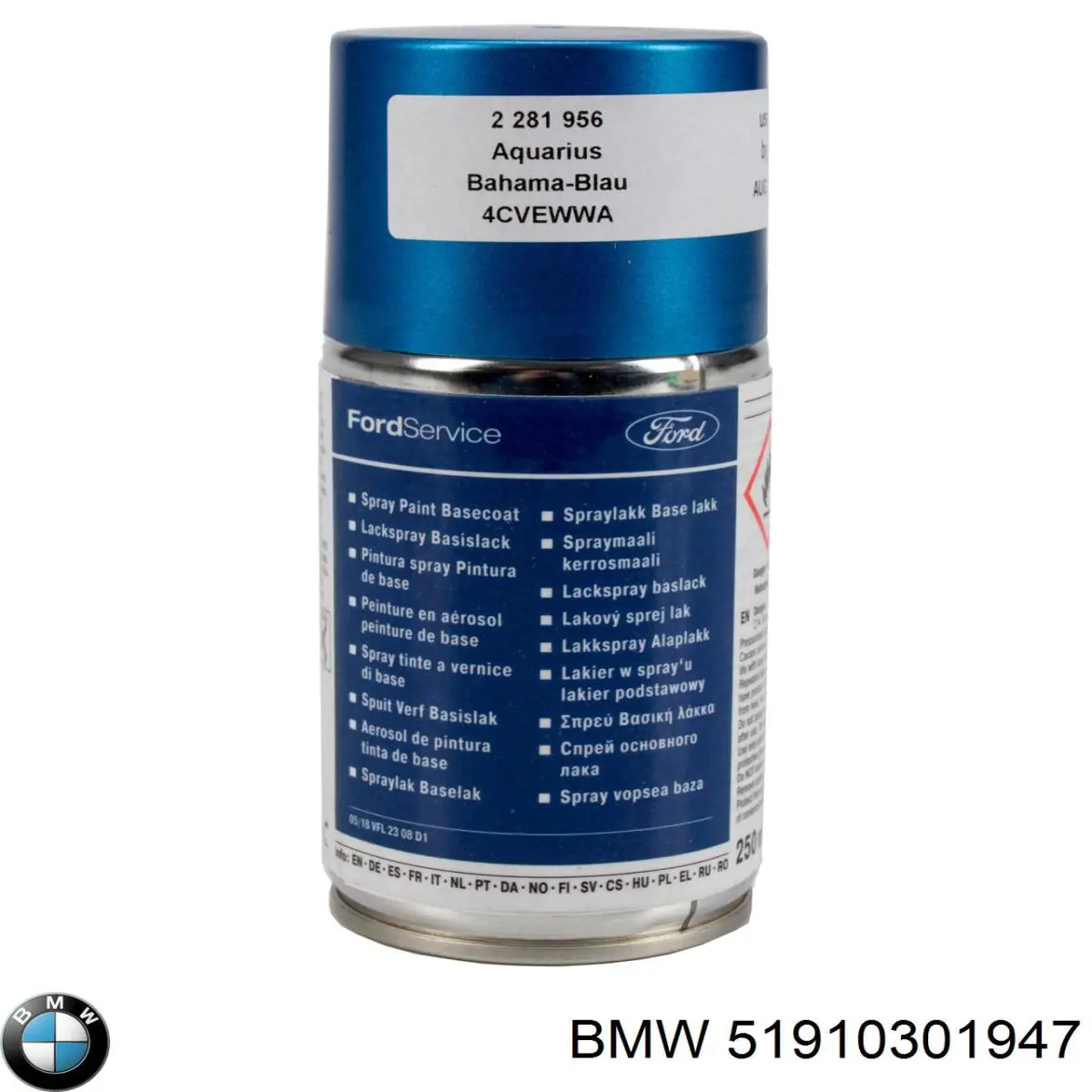Lápiz de retoque 51910301947 BMW