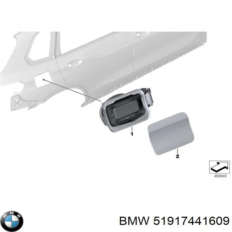 51917441609 BMW Tapa tanque combustible