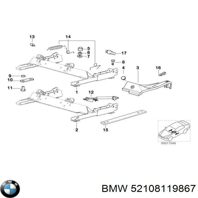 Comprar 52108119867 BMW Tapón del cárter de aceite
