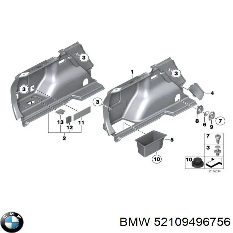 Comprar 52109496756 BMW 