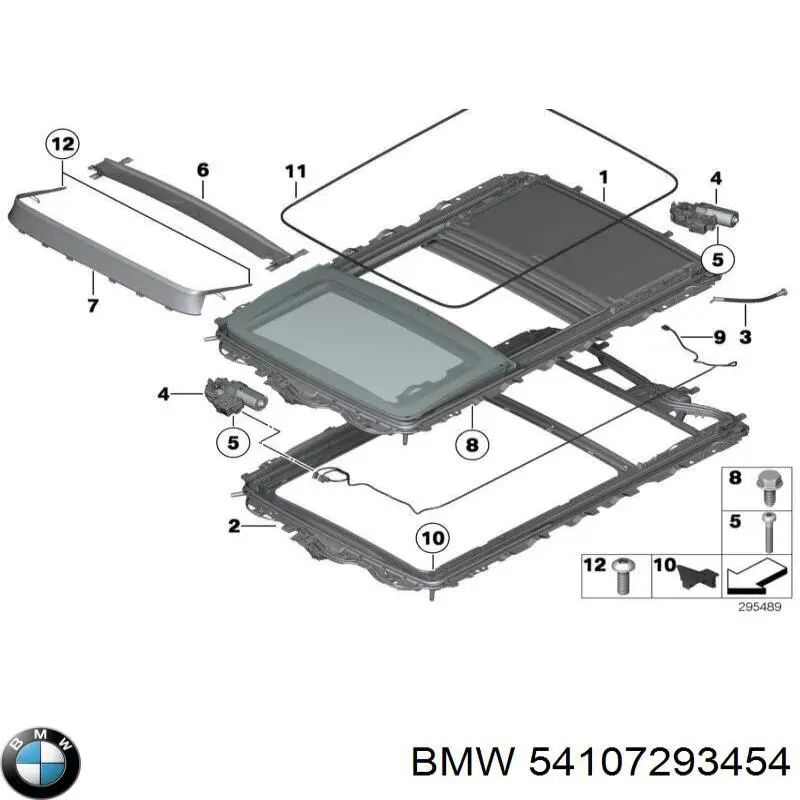 54107293454 BMW techo