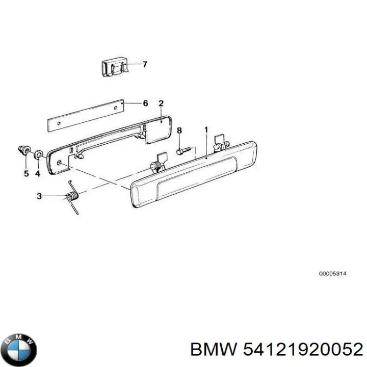 54121920052 BMW junta, adaptador de filtro de aceite