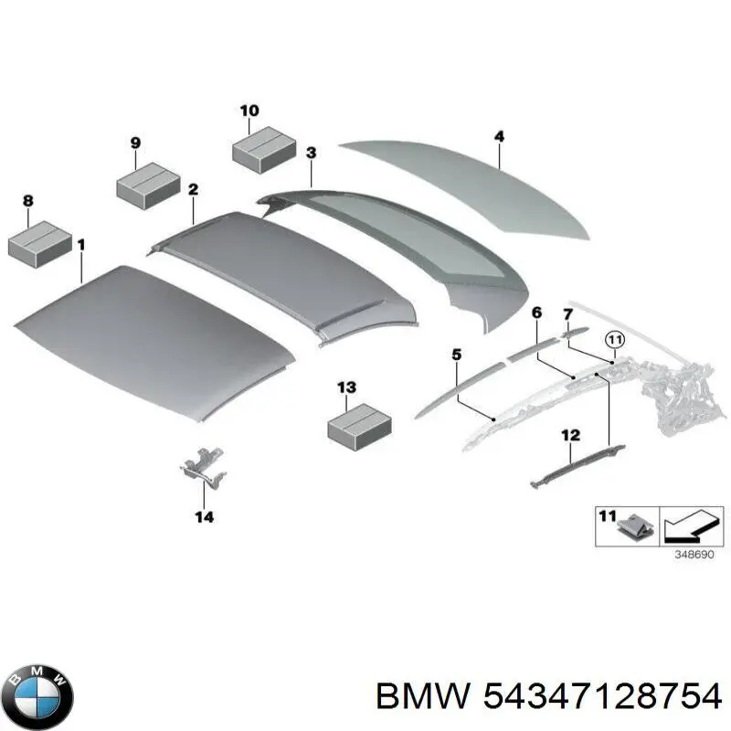  BMW 54347128754 precio, desde 573,52 EUR