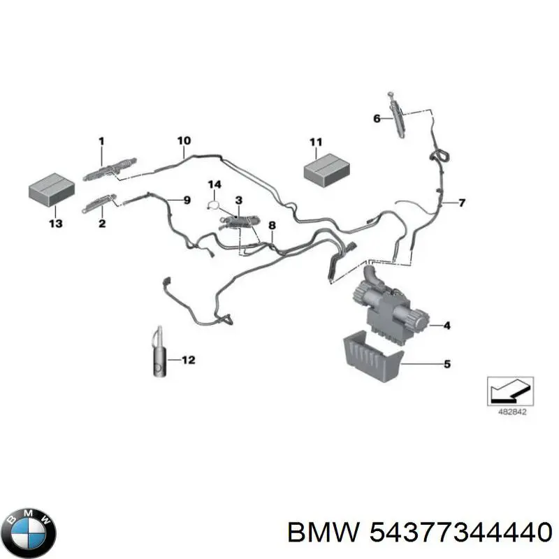 54377344440 BMW módulo hidráulico abs