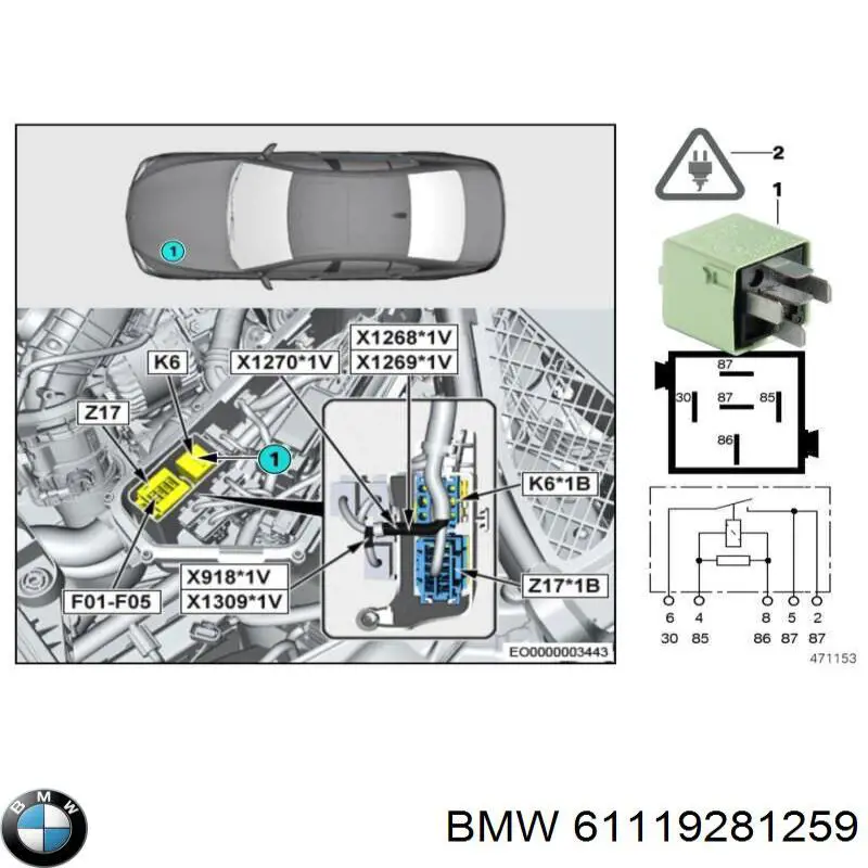 61119281259 BMW