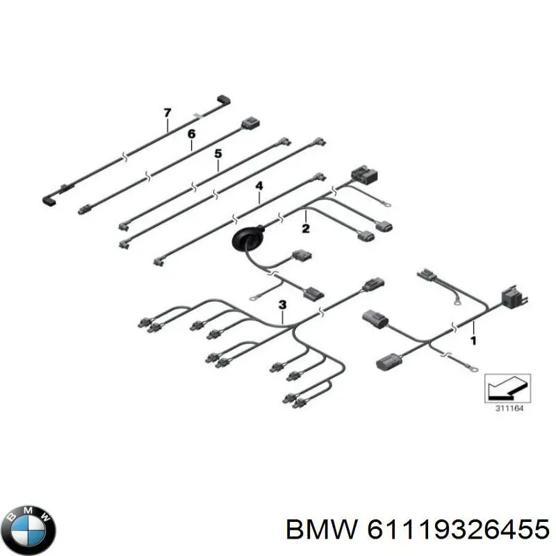 61119326455 BMW