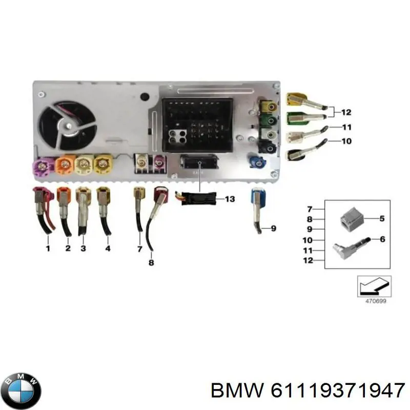  BMW 61119371947 precio, desde 61,66 EUR