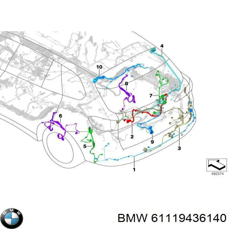 61119436140 BMW