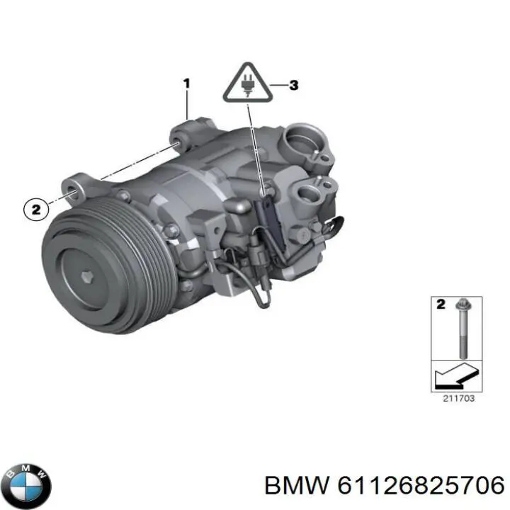 61126825706 BMW Moldura de cristal trasero