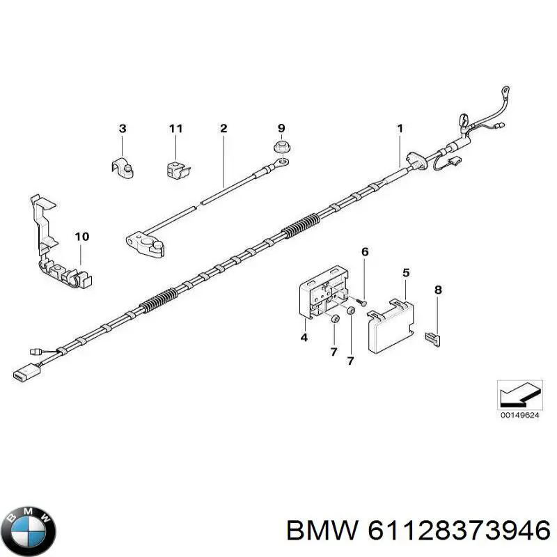 Comprar 61128373946 BMW Terminal de batería