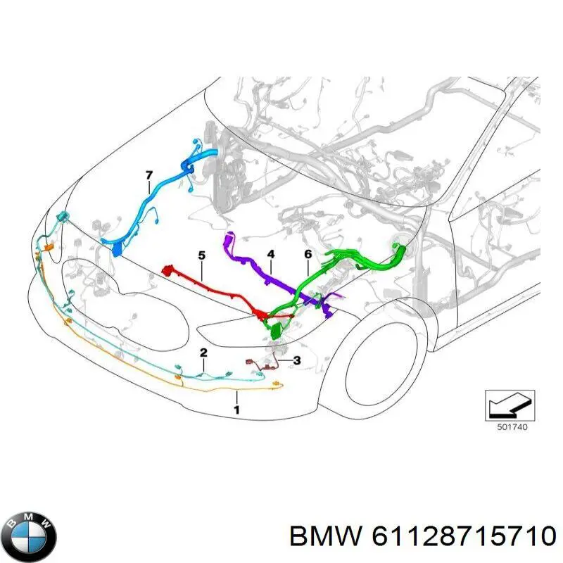 61128715710 BMW