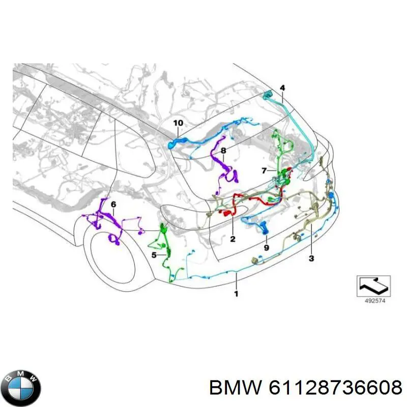 61128736608 BMW