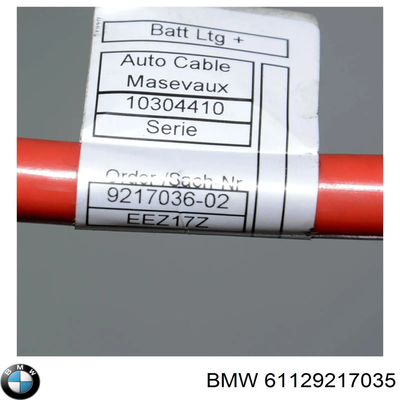 Cable de terminal positivo de batería BMW 61129217035 precio, desde 57,67 EUR
