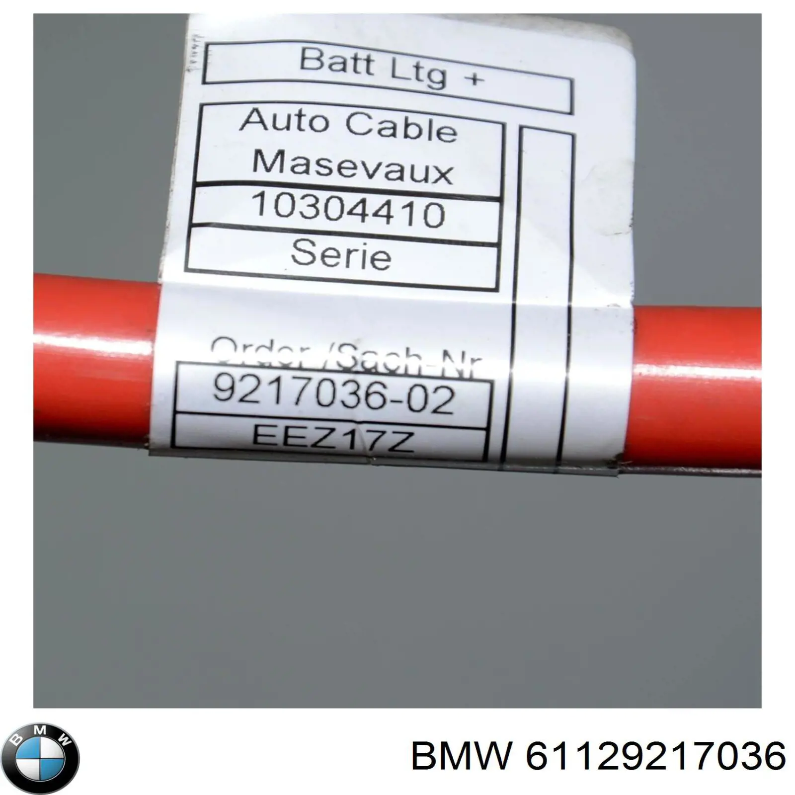 Cable de terminal positivo de batería BMW 61129217036 precio, desde 57,67 EUR