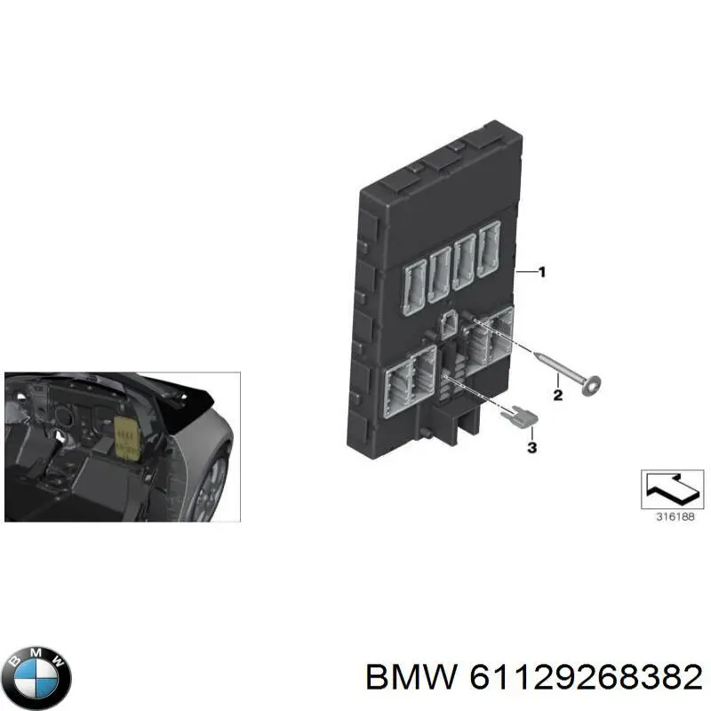  BMW 61129268382 precio, desde 50,54 EUR