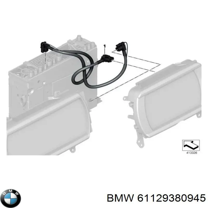 61129314634 BMW portalámparas, faro