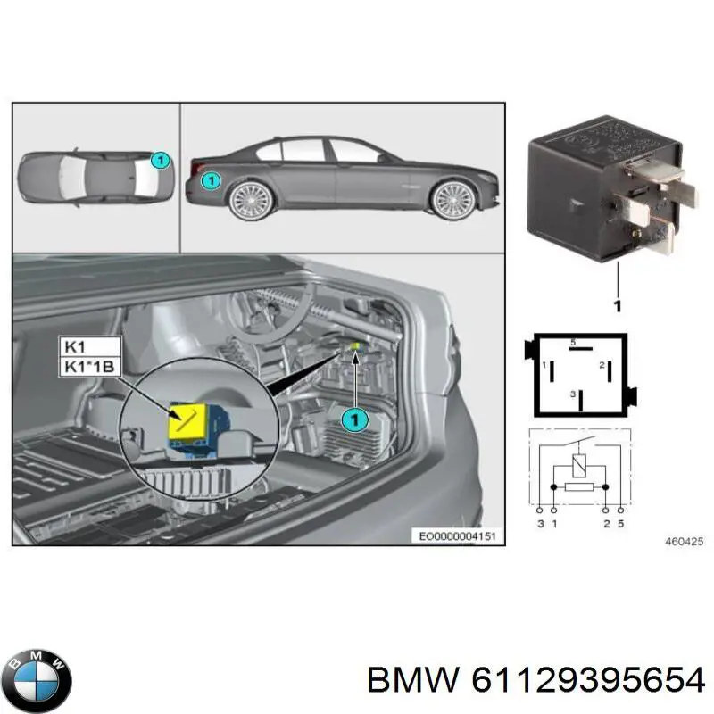 Comprar 61129395654 BMW 