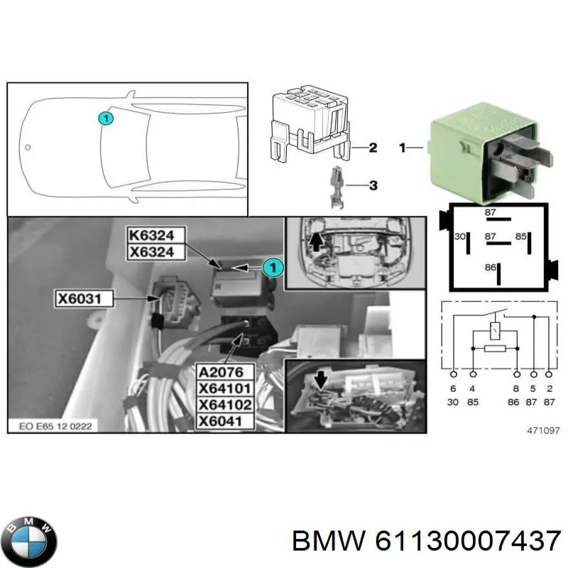 61130007437 BMW