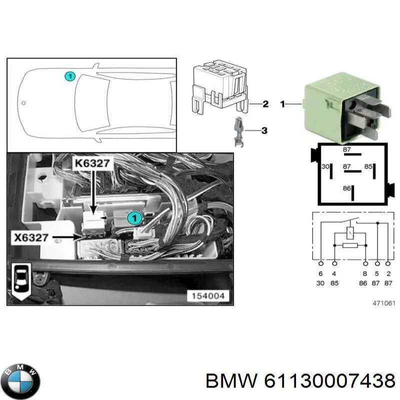 61130007438 BMW