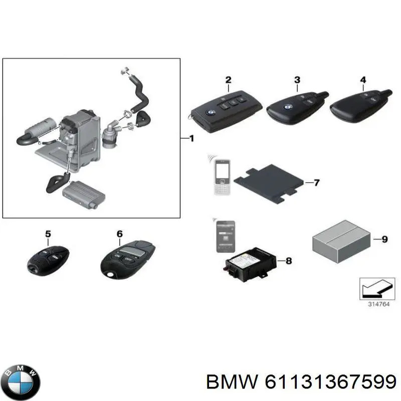 61131367599 BMW 