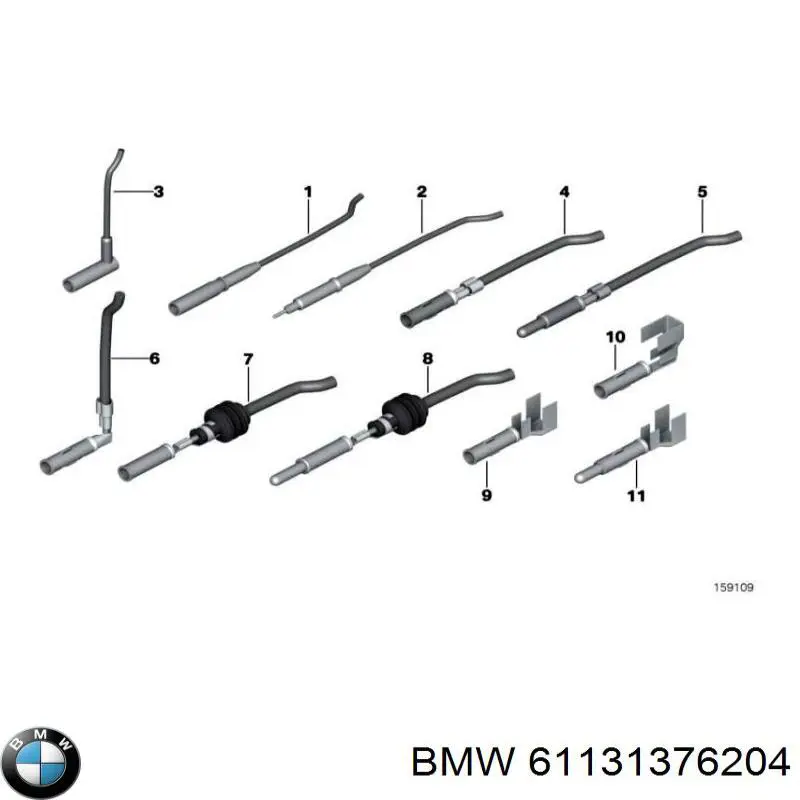  BMW 61131376204 precio, desde 1,06 EUR