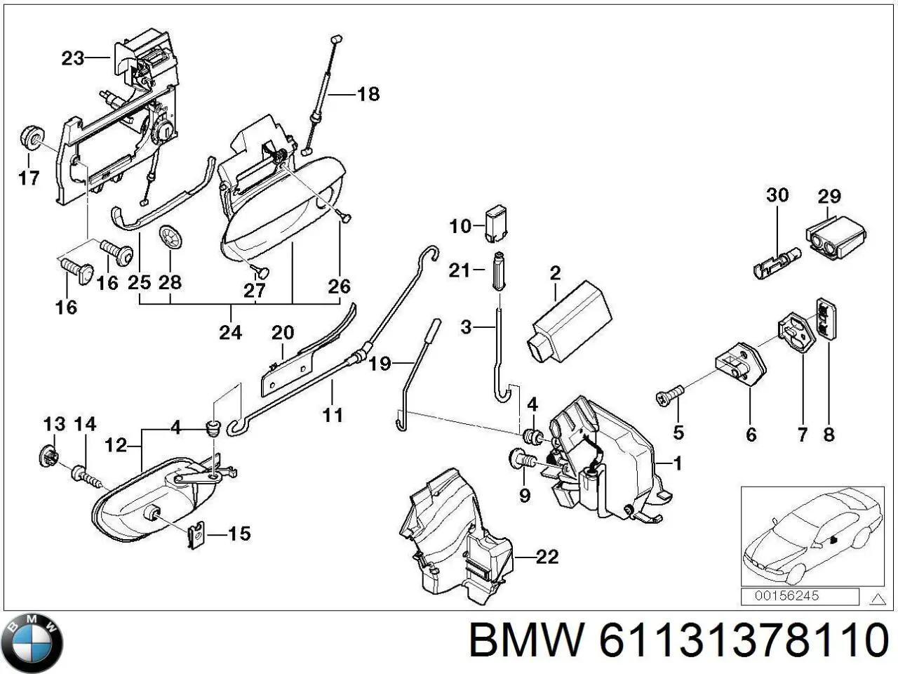  BMW 61131378110 precio, desde 3,15 EUR