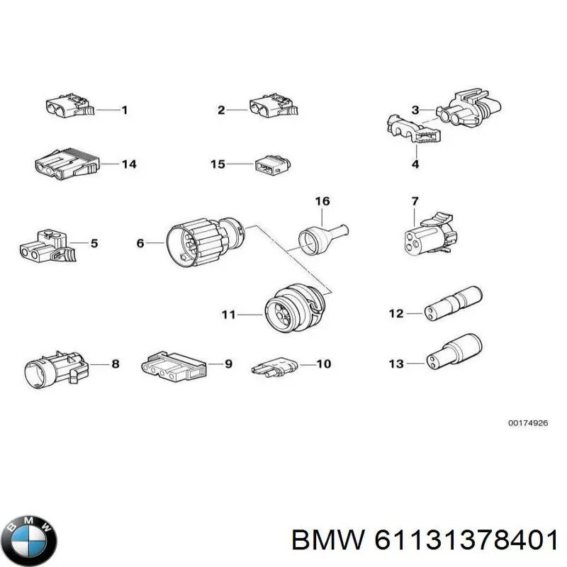  BMW 61131378401 precio, desde 10,19 EUR