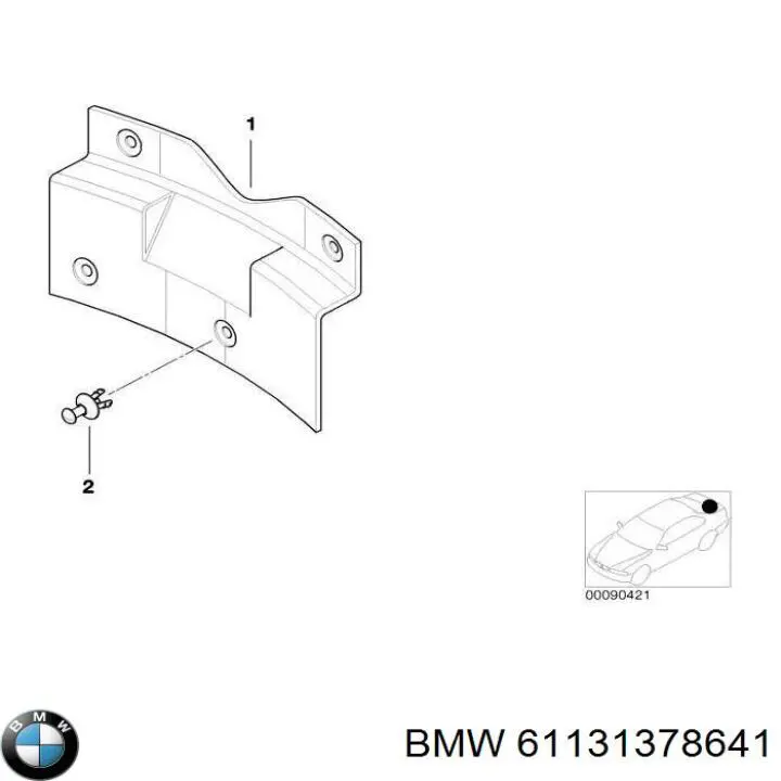 Comprar 61131378641 BMW Luna parabrisas