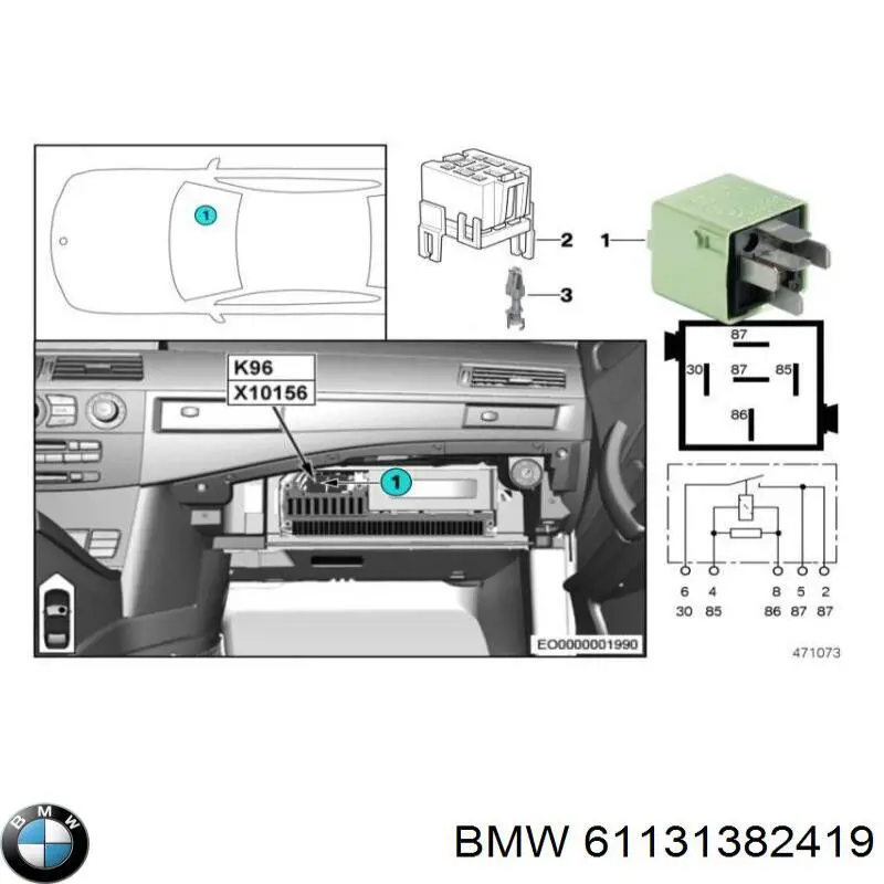 61131382419 BMW