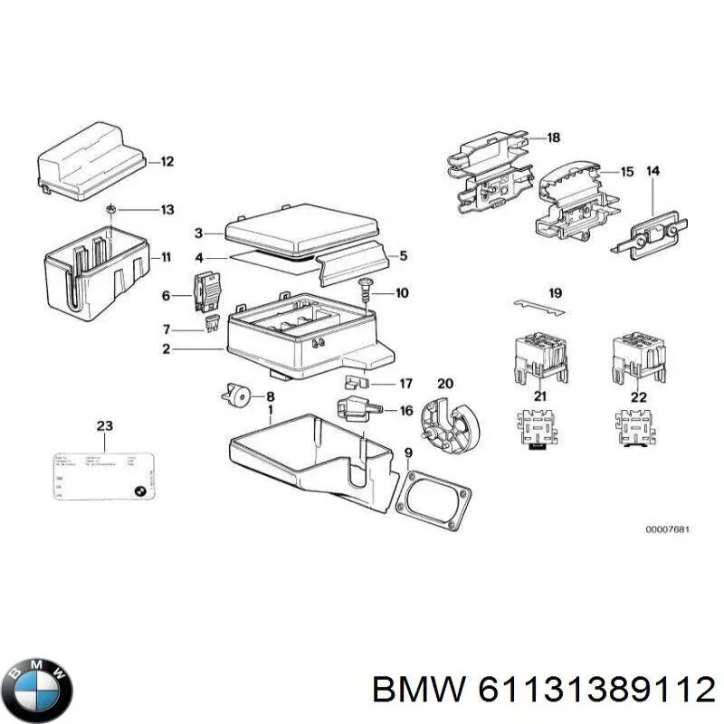  BMW 61131389112 precio, desde 21,55 EUR