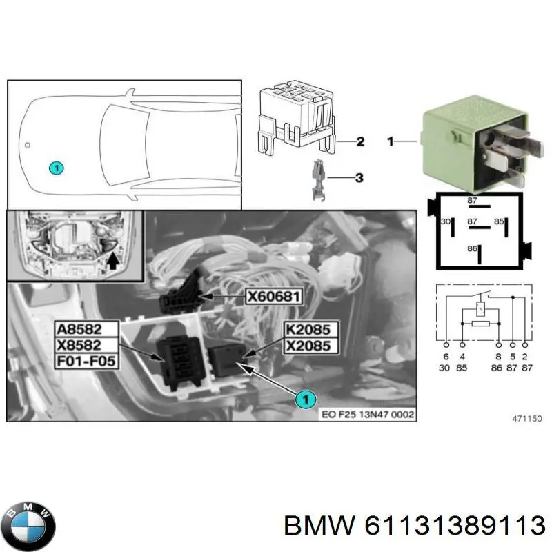  61131389113 BMW