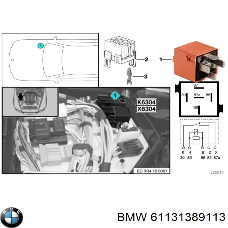  BMW 61131389113