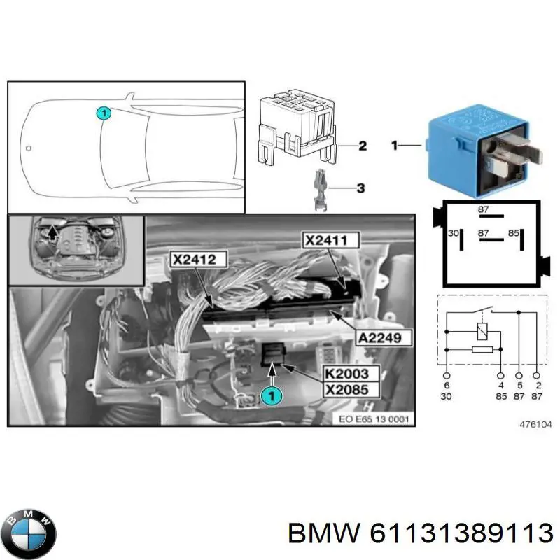 61131389113 BMW 