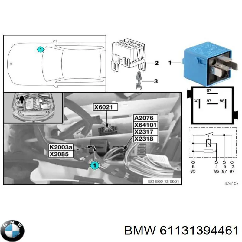  61131394461 BMW