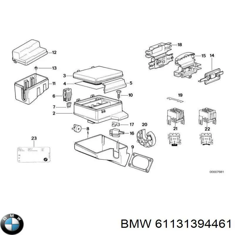  BMW 61131394461 precio, desde 1,75 EUR