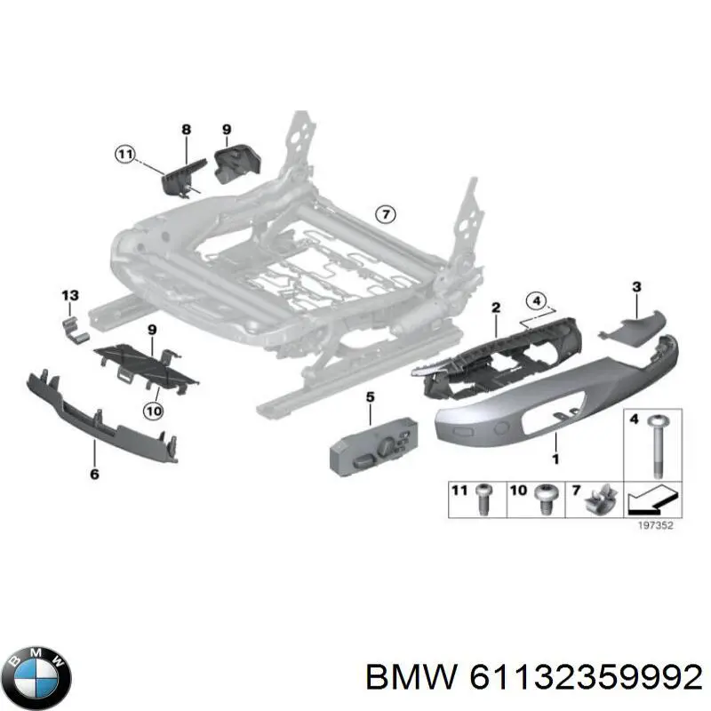  BMW 61132359992